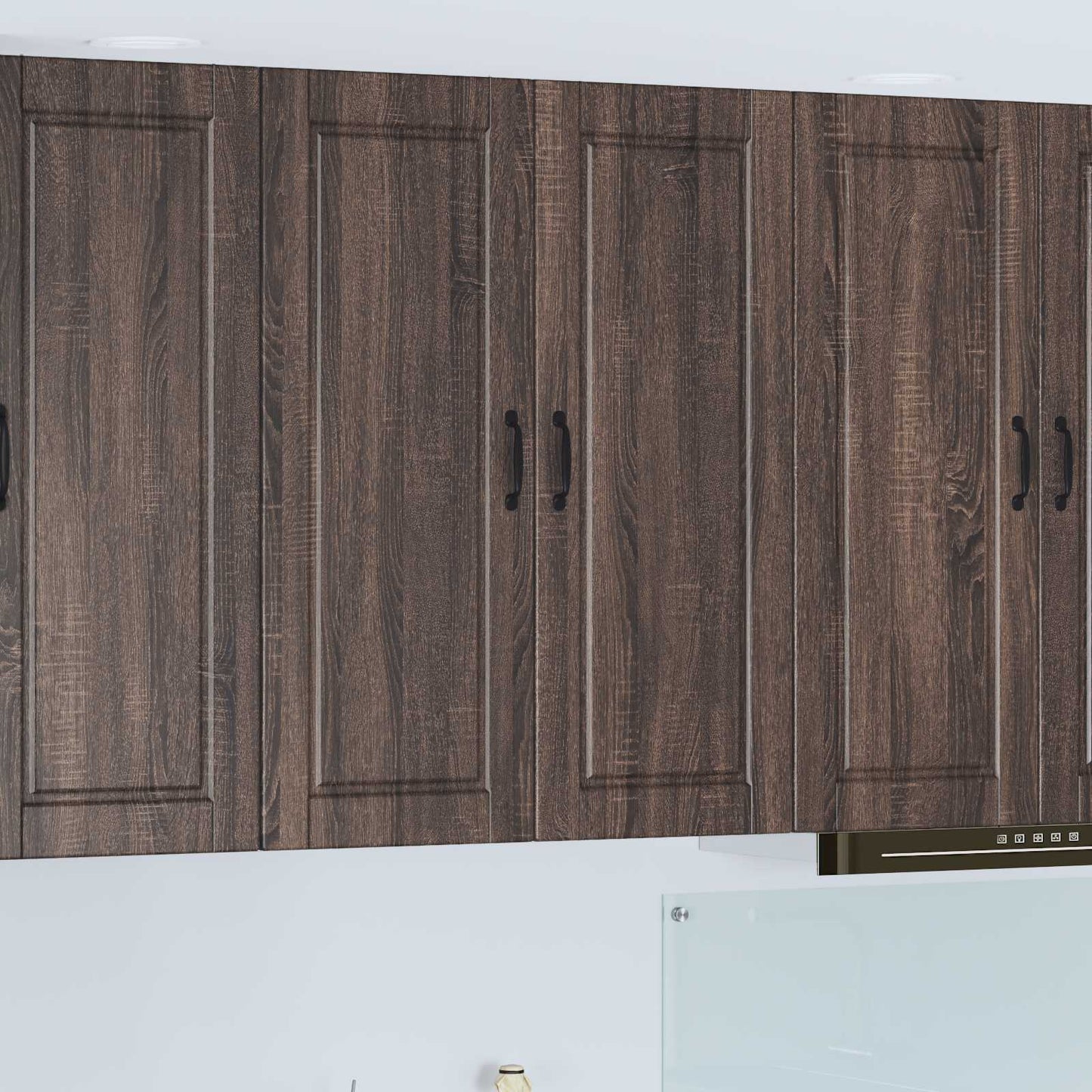 Wandschrank PORTO Braun Eichen-Optik 80 x 31 x 100 cm