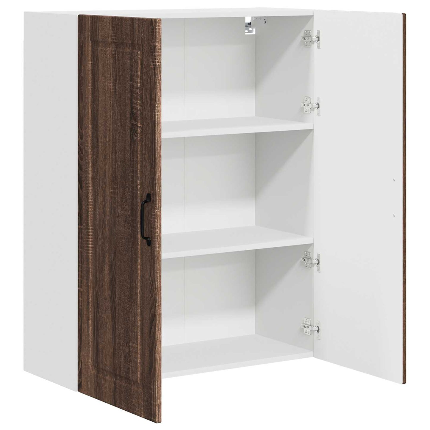 Wandschrank PORTO Braun Eichen-Optik 80 x 31 x 100 cm