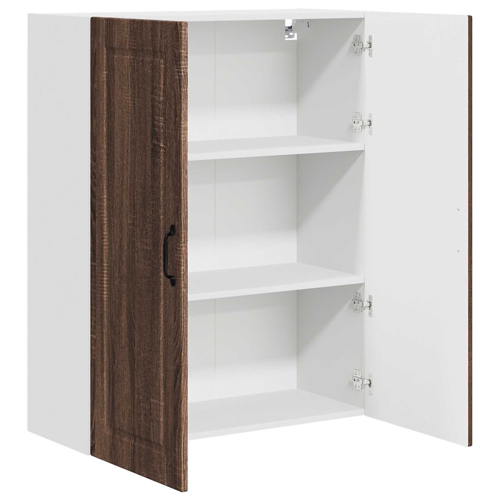 Wandschrank PORTO Braun Eichen-Optik 80 x 31 x 100 cm