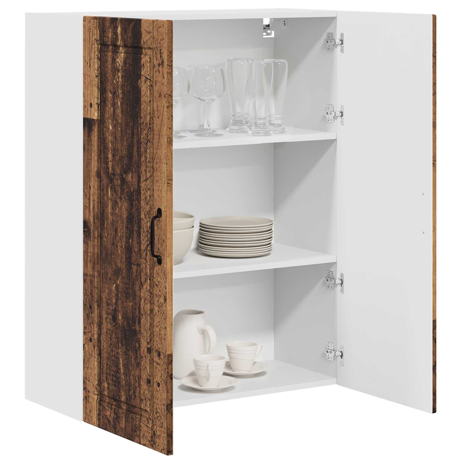 Wandschrank PORTO Altholz 80 x 31 x 100 cm Holzwerkstoff