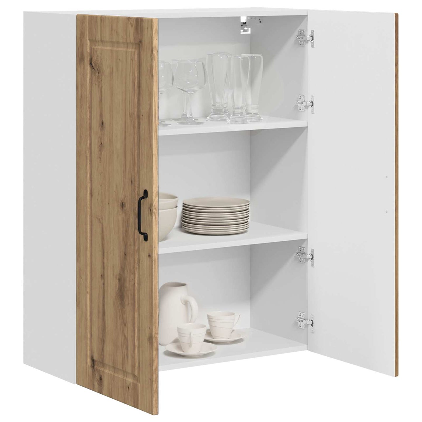 Wandschrank PORTO Artisan-Eiche 80 x 31 x 100 cm Holzwerkstoff
