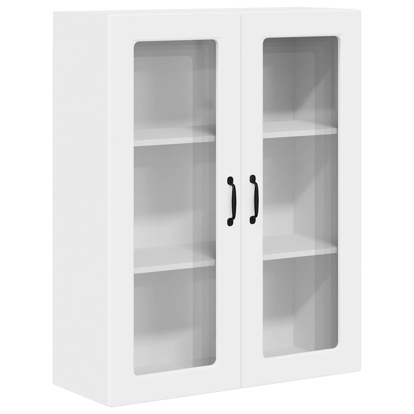 Wandglas-Schrank PORTO Weiß 80 x 31 x 100 cm Holzwerkstoff