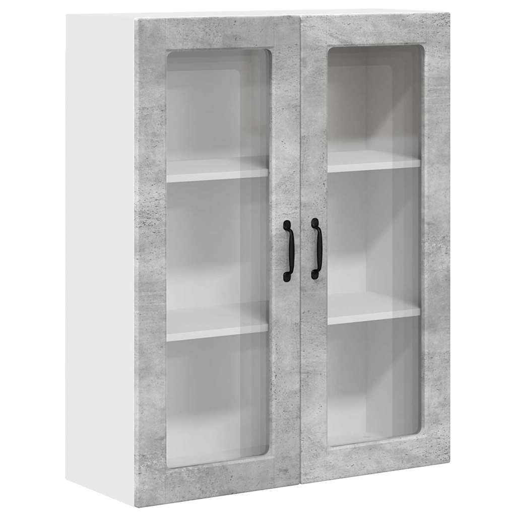 Küchenwandschrank Beton Grau 80 x 31 x 100 cm Holzwerkstoff
