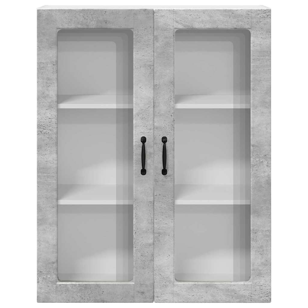 Küchenwandschrank Beton Grau 80 x 31 x 100 cm Holzwerkstoff