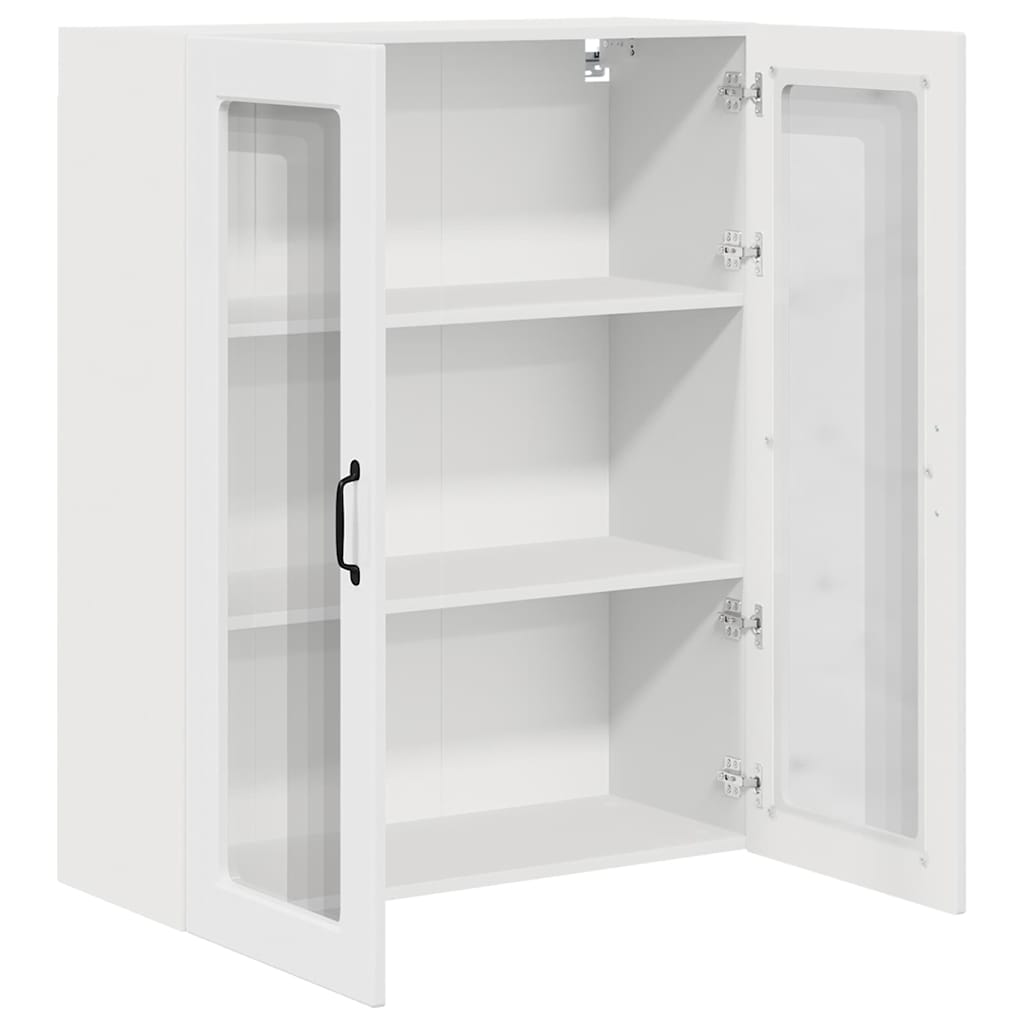 Küchenwandschrank Hochglanz Weiß 80 x 31 x 100 cm Holzwerkstoff