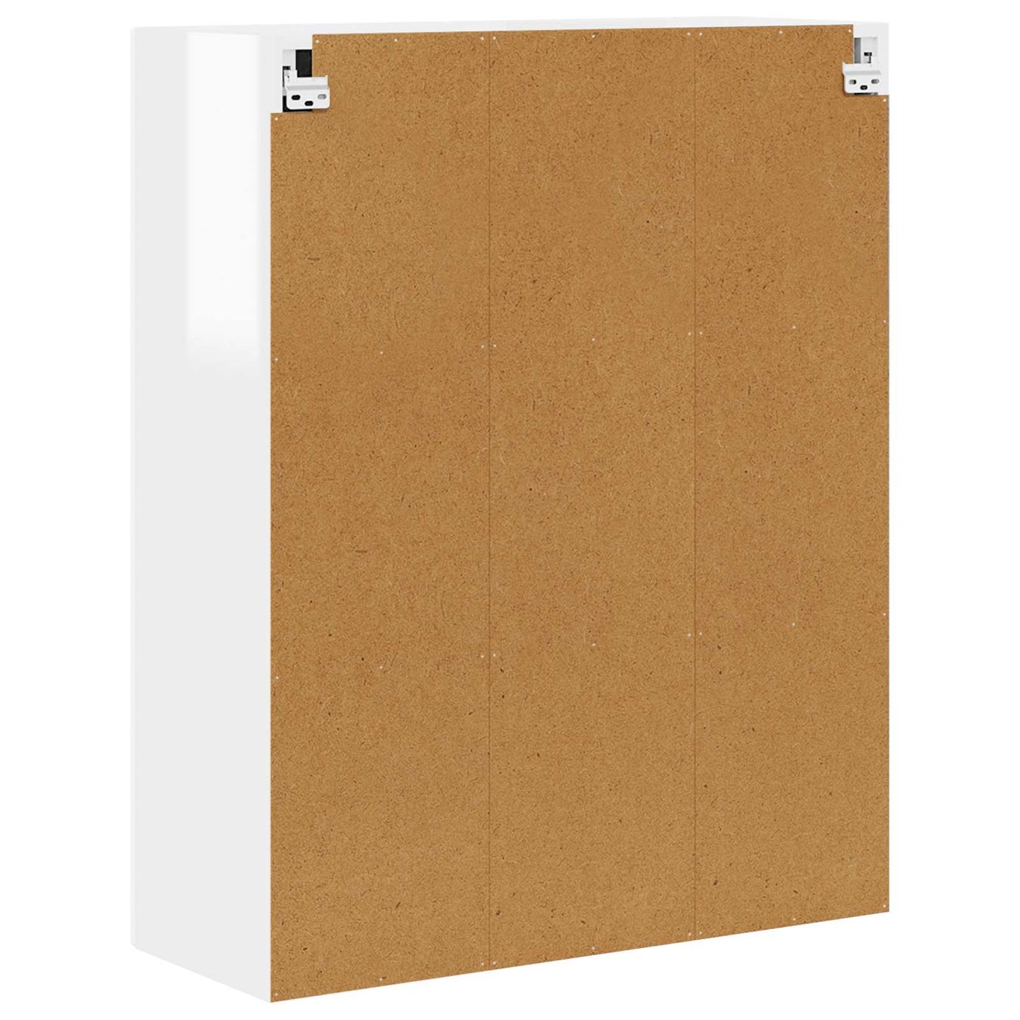 Wandglas-Schrank PORTO Hochglanz Weiß 80 x 31 x 100 cm