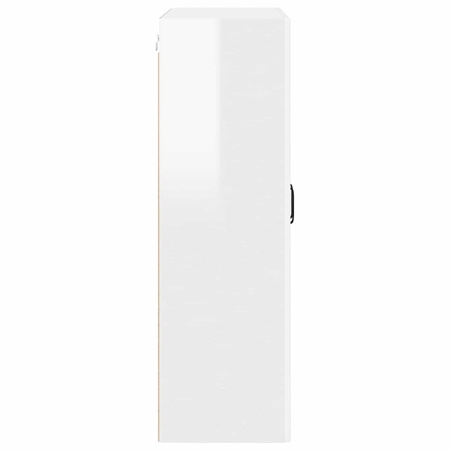 Wandglas-Schrank PORTO Hochglanz Weiß 80 x 31 x 100 cm