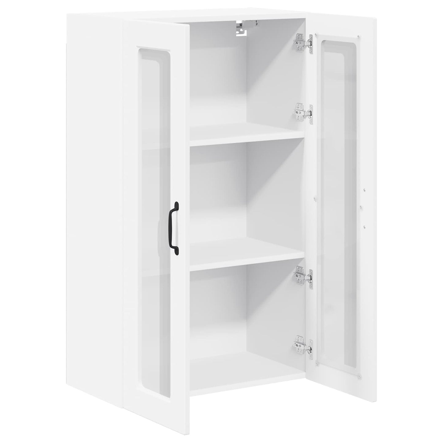 Wandglas-Schrank PORTO Weiß 60 x 31 x 100 cm Holzwerkstoff