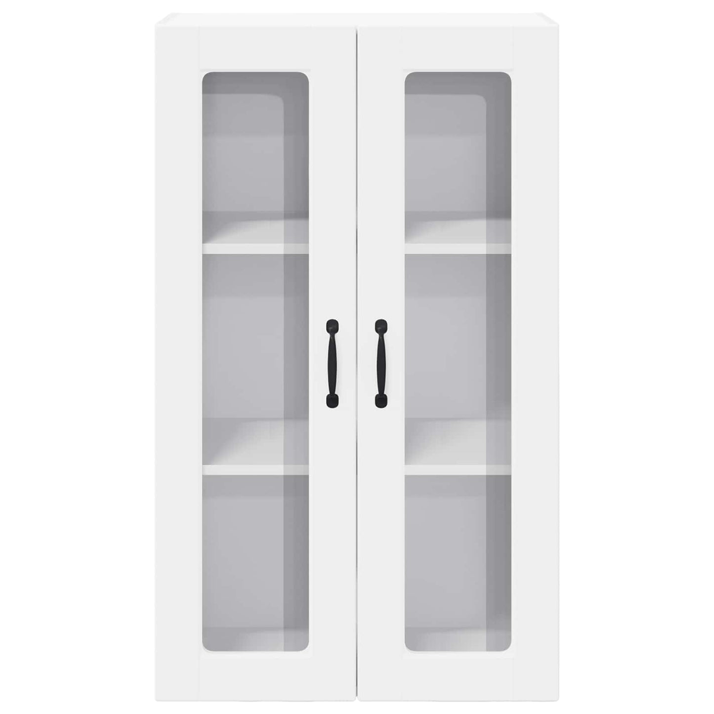 Wandglas-Schrank PORTO Weiß 60 x 31 x 100 cm Holzwerkstoff