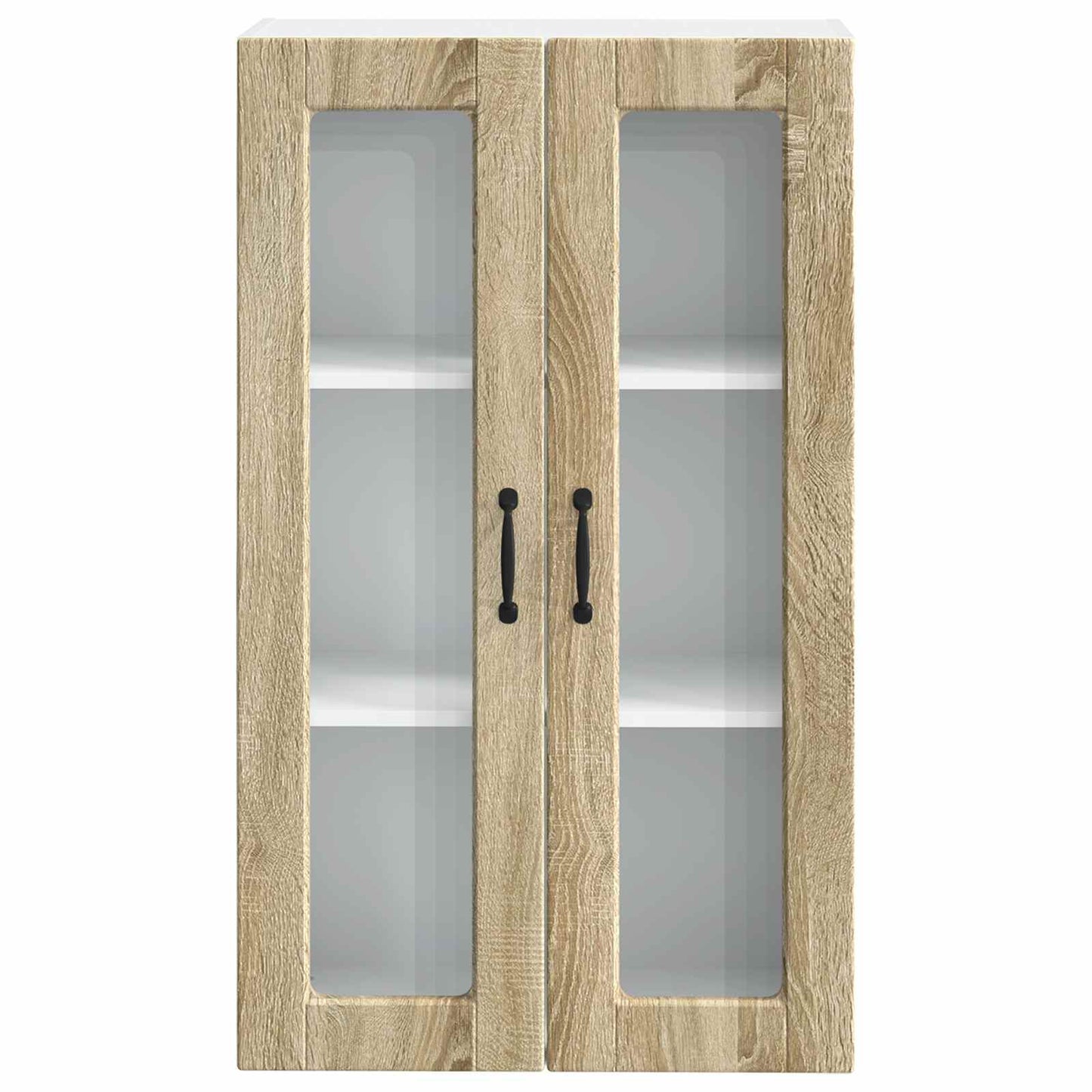 Wandglas-Schrank PORTO Sonoma-Eiche 60 x 31 x 100 cm