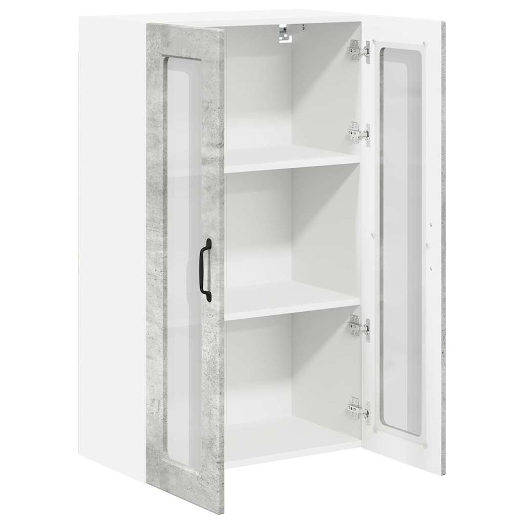 Küchenwandschrank Beton Grau 60 x 31 x 100 cm Holzwerkstoff