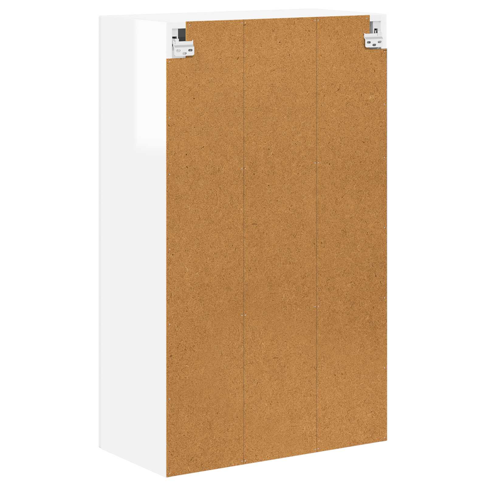 Wandglas-Schrank PORTO Hochglanz Weiß 60 x 31 x 100 cm