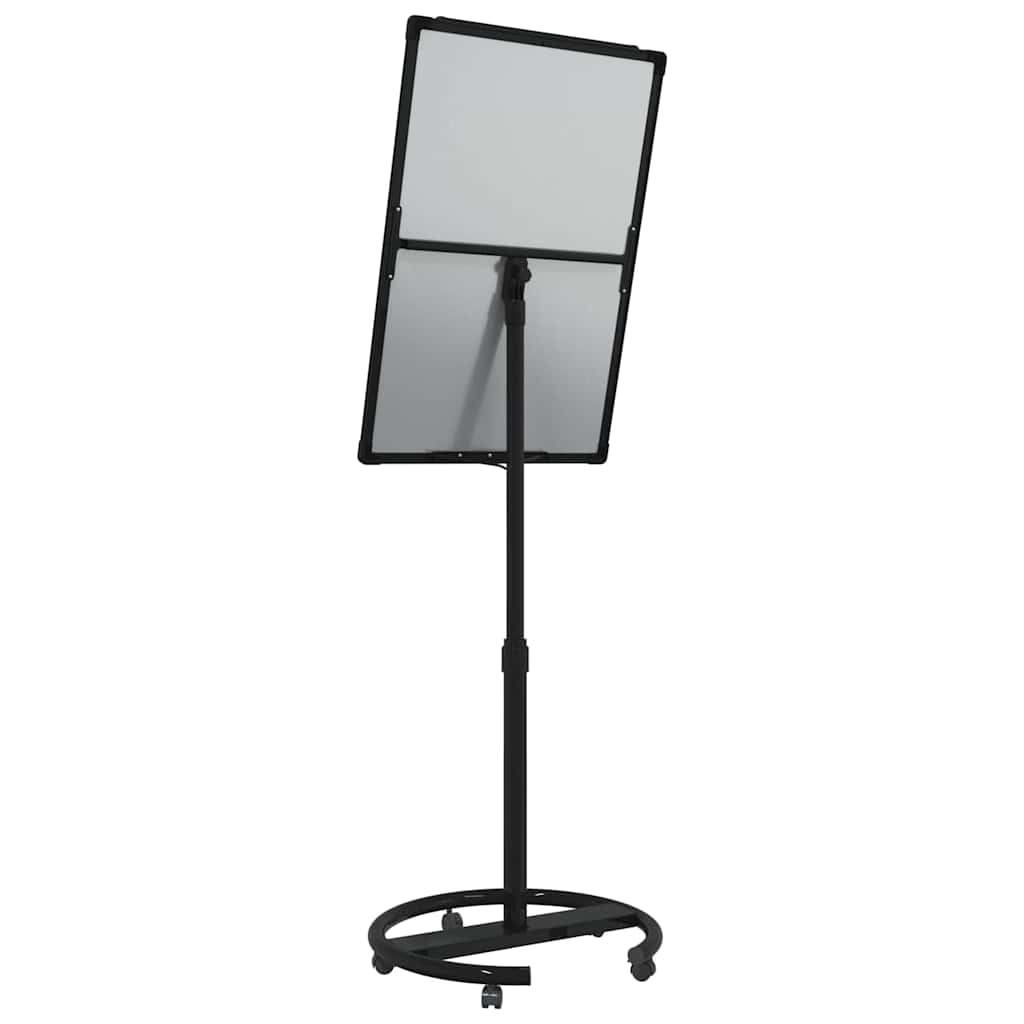 Magnetisches Whiteboard Schwarz und Weiß 62 x 62,5 x 197 cm EPS