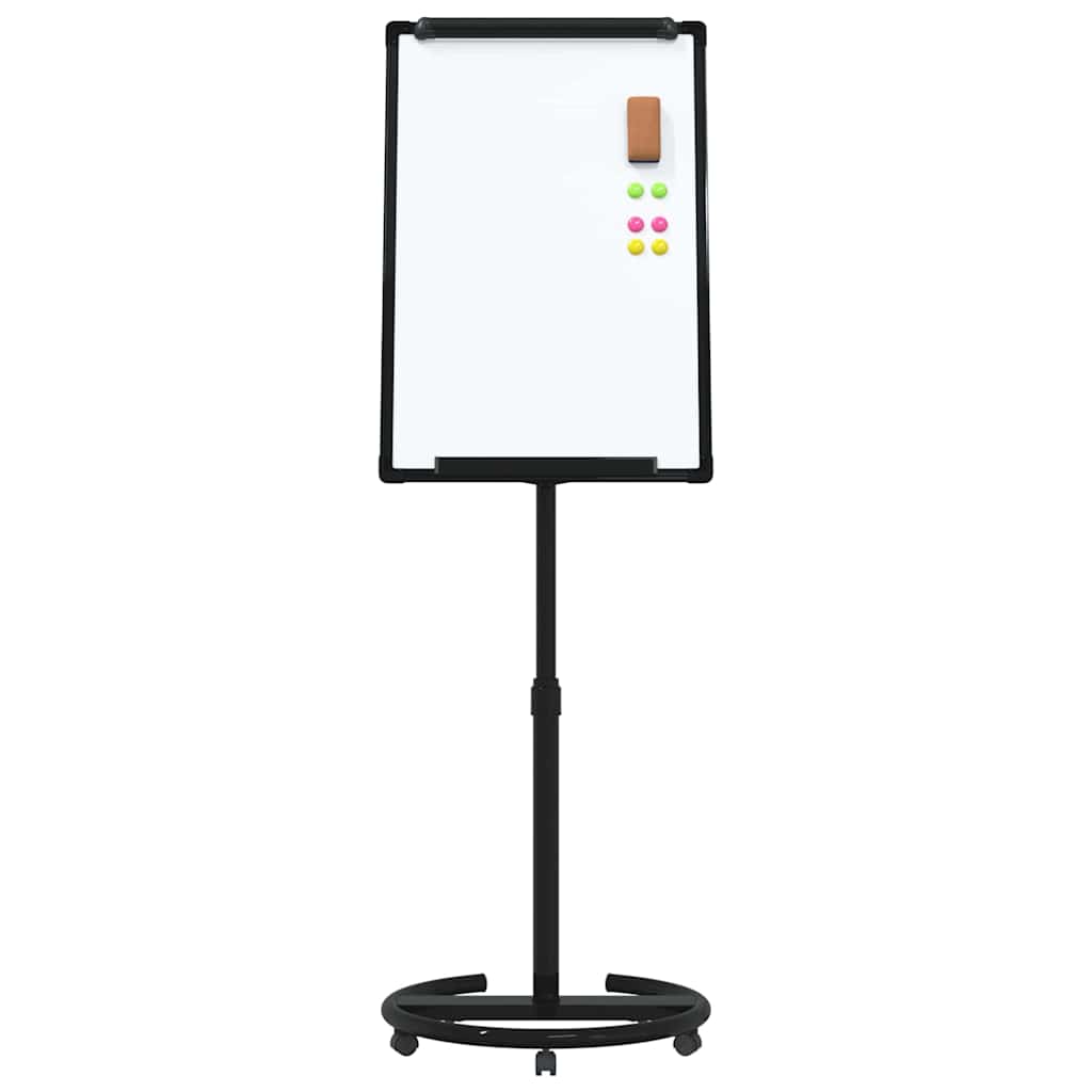 Magnetisches Whiteboard Schwarz und Weiß 62 x 62,5 x 197 cm EPS