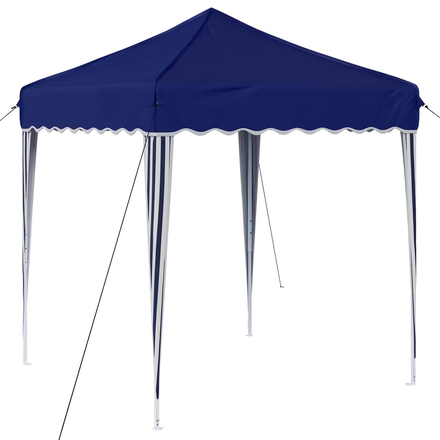 Pop-up Partyzelt 195 x 195 x 245 cm Blau Oxford-Stoff