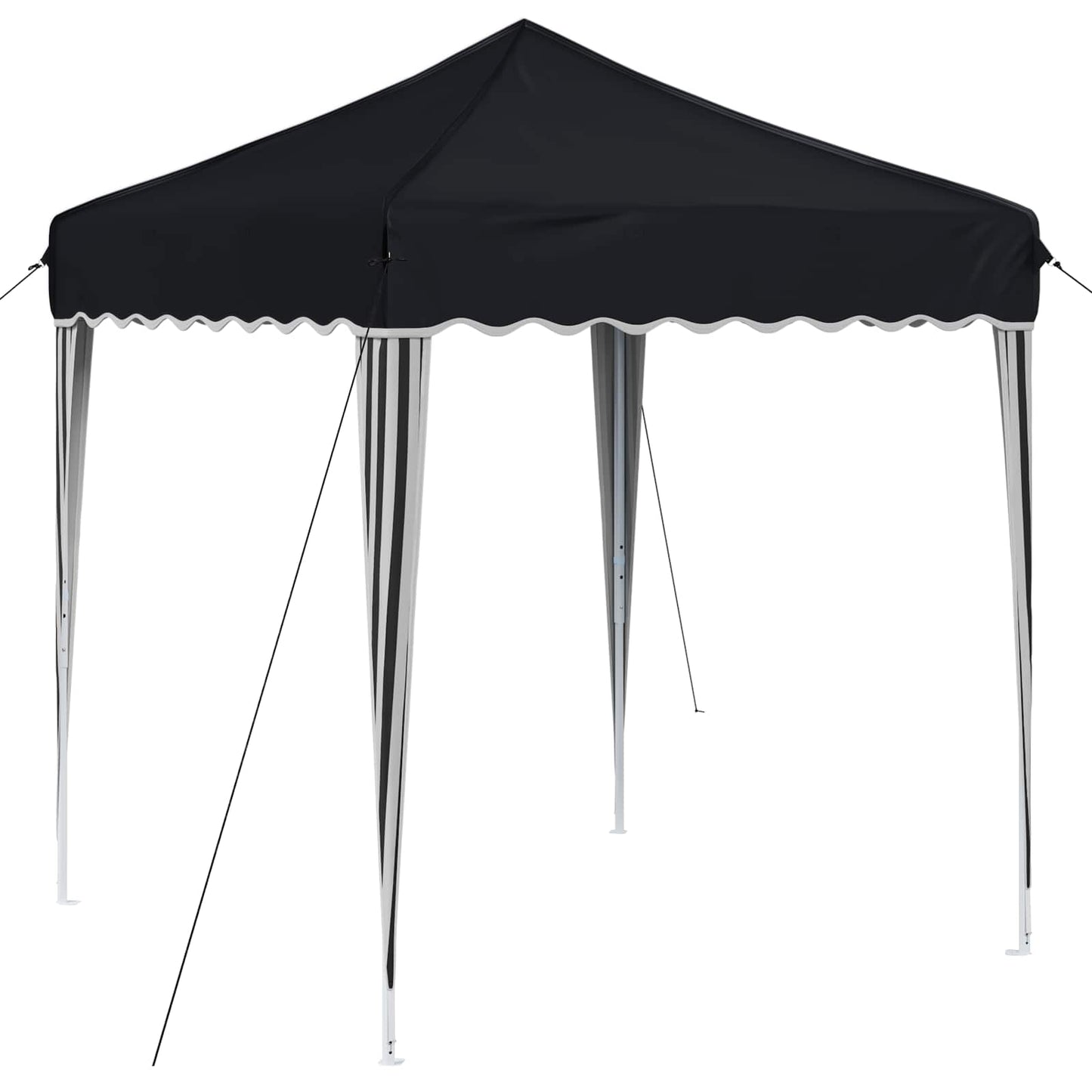 Pop-up Partyzelt 195 x 195 x 245 cm Anthrazit Oxford-Stoff