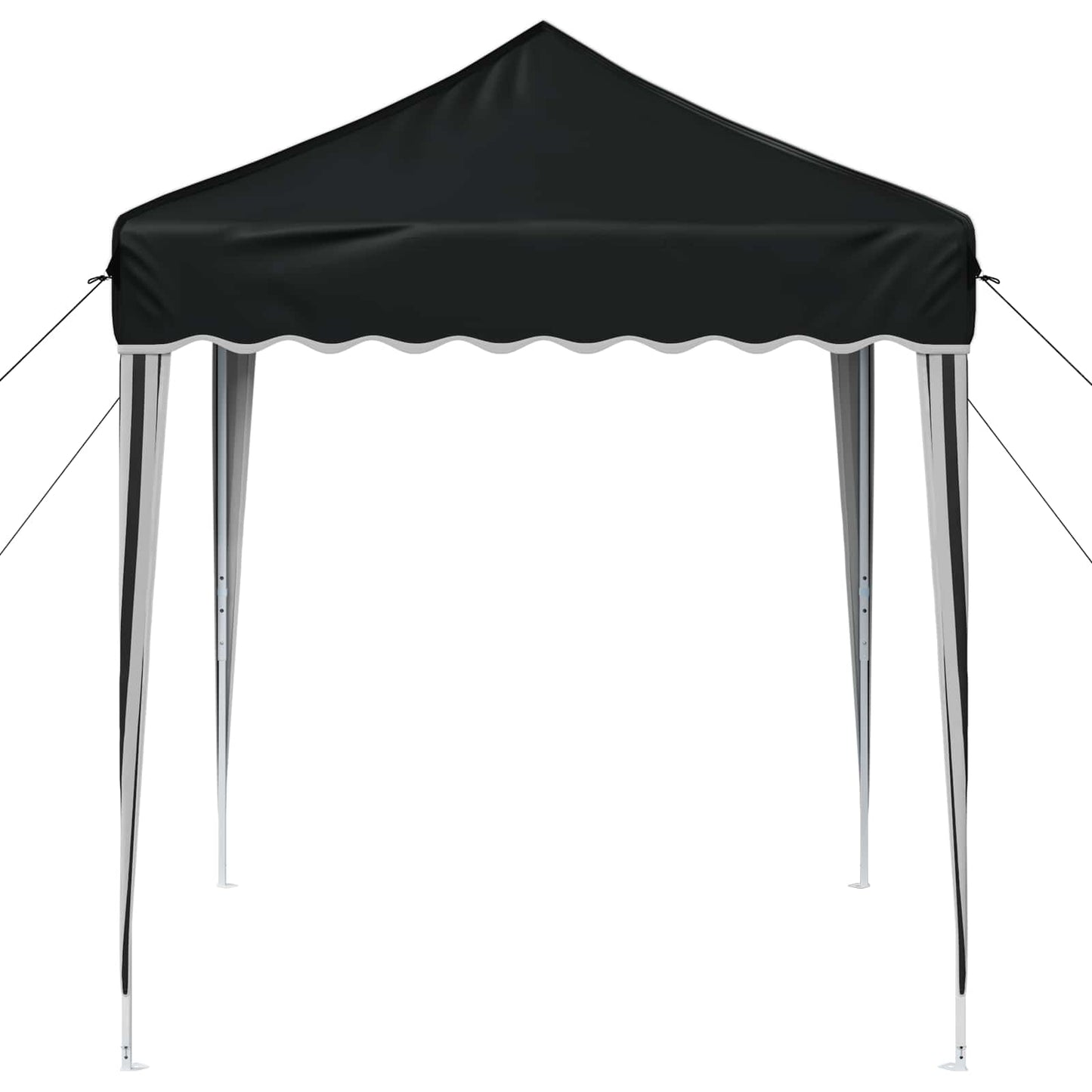 Pop-up Partyzelt 195 x 195 x 245 cm Anthrazit Oxford-Stoff