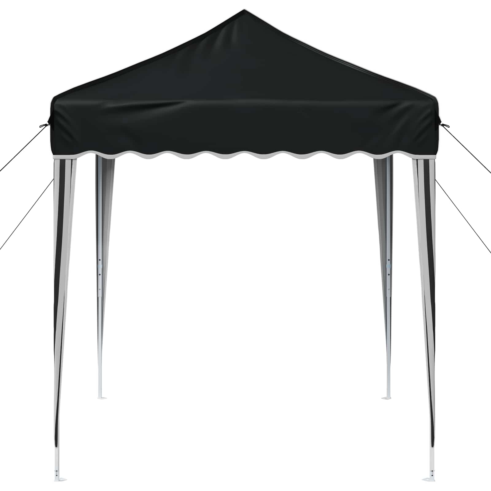 Pop-up Partyzelt 195 x 195 x 245 cm Anthrazit Oxford-Stoff