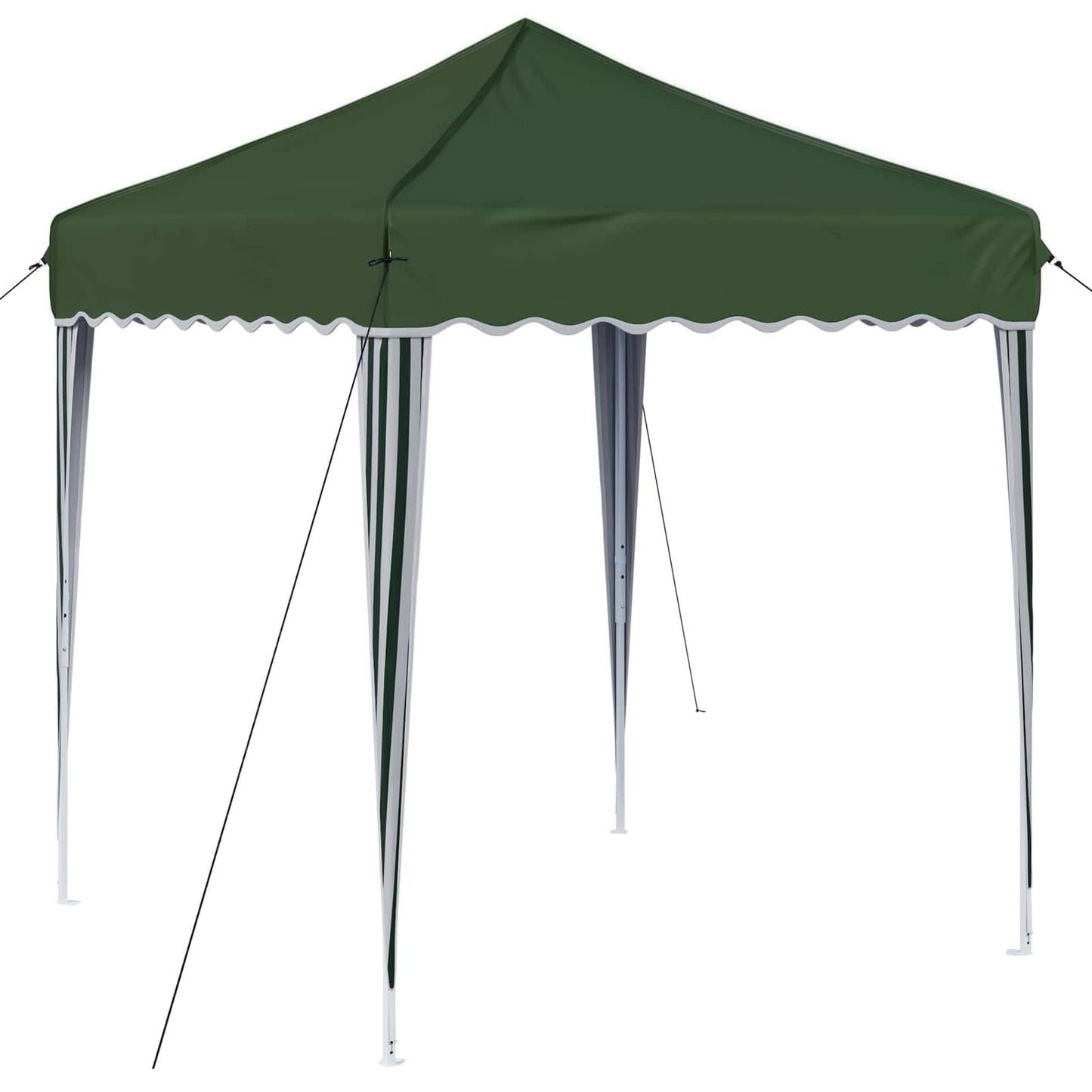 Pop-up Partyzelt 195 x 195 x 245 cm Grün Oxford-Stoff