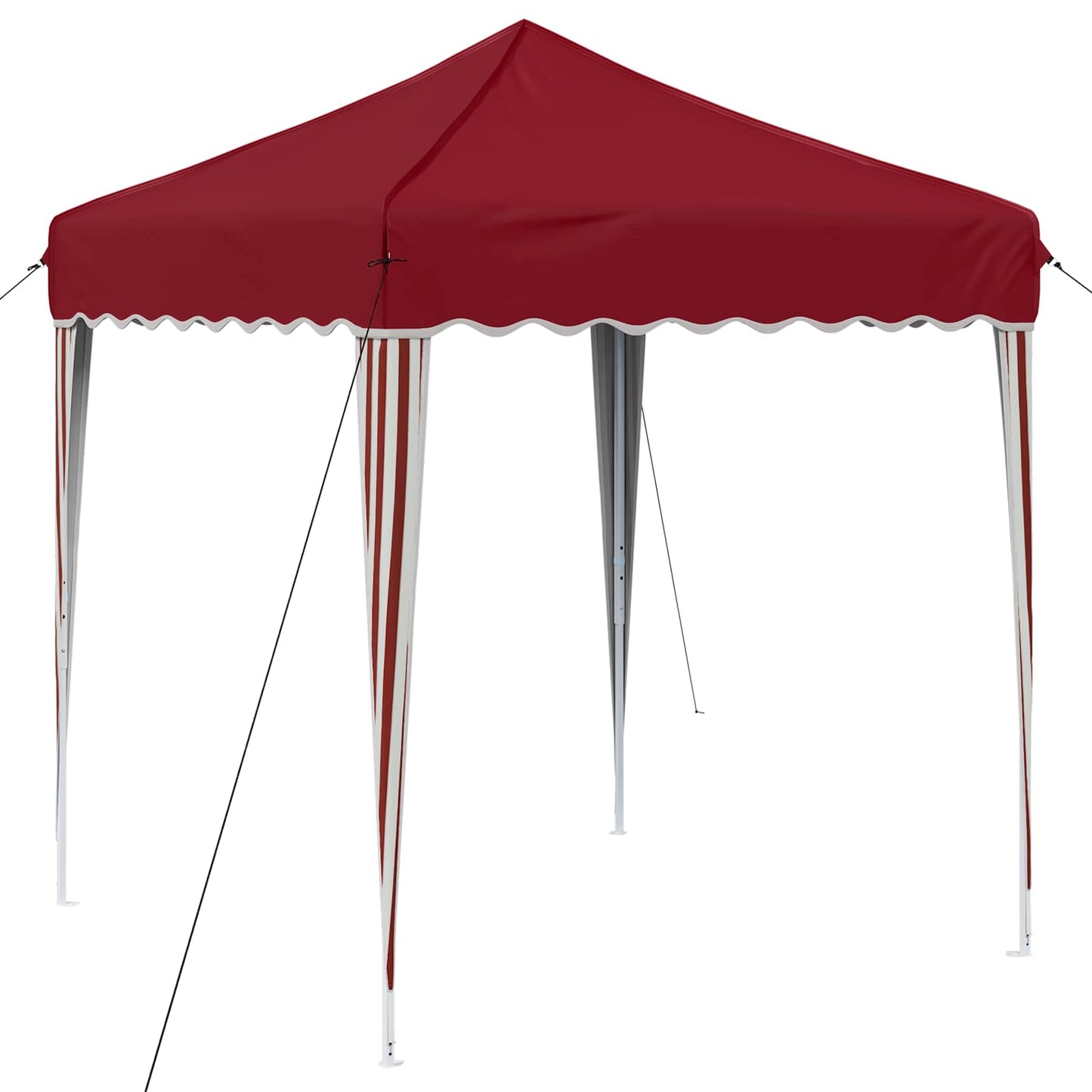 Pop-up Partyzelt 195 x 195 x 245 cm Bordeauxrot Oxford-Stoff