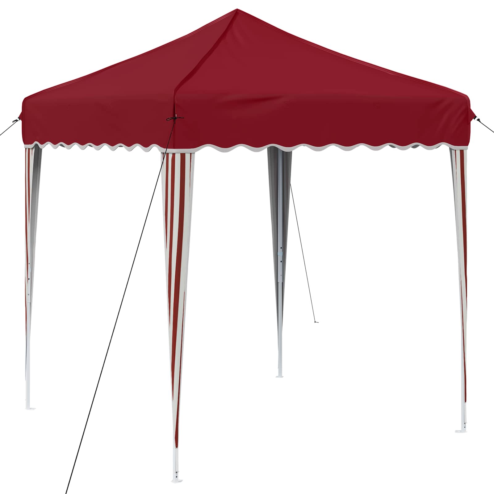 Pop-up Partyzelt 195 x 195 x 245 cm Bordeauxrot Oxford-Stoff