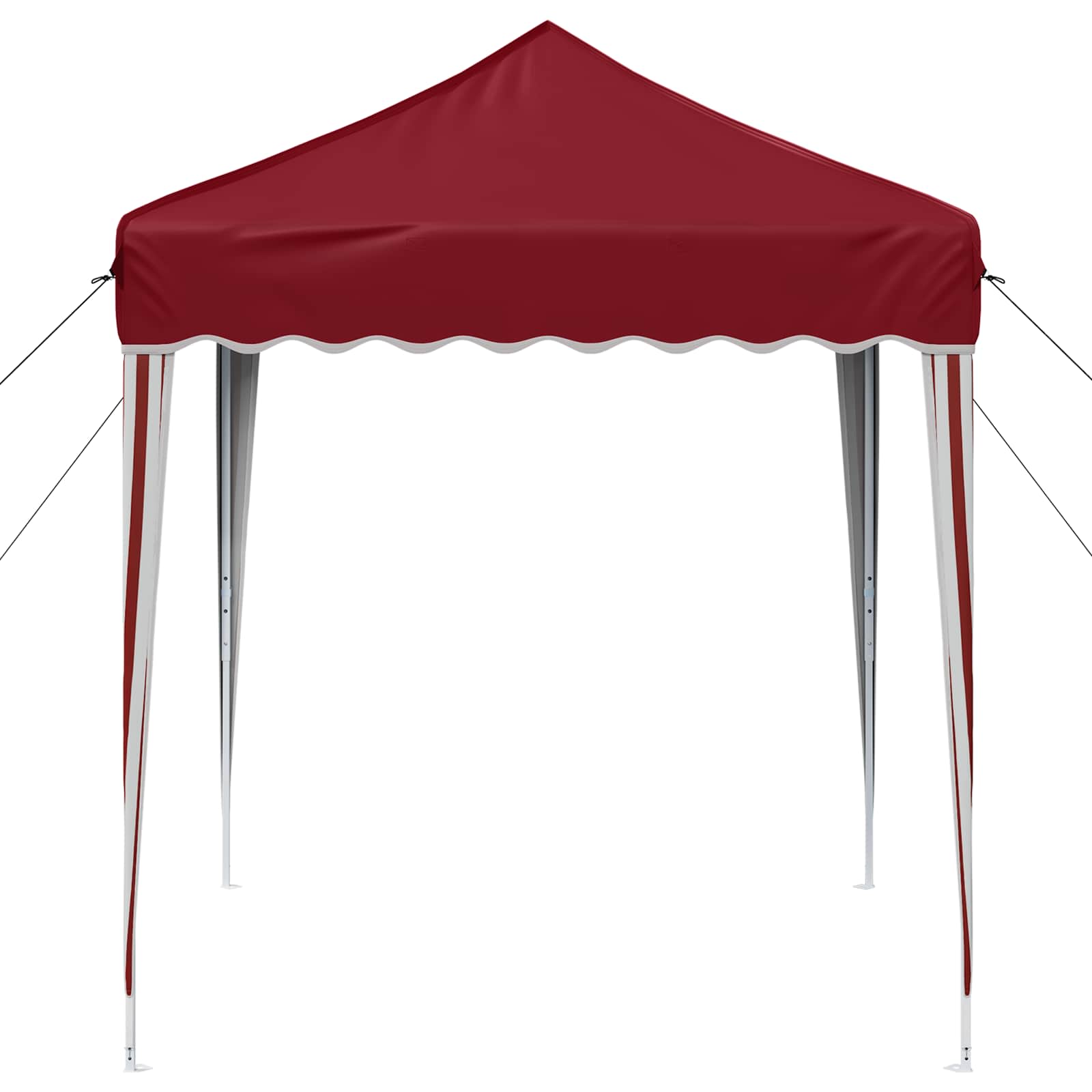 Pop-up Partyzelt 195 x 195 x 245 cm Bordeauxrot Oxford-Stoff