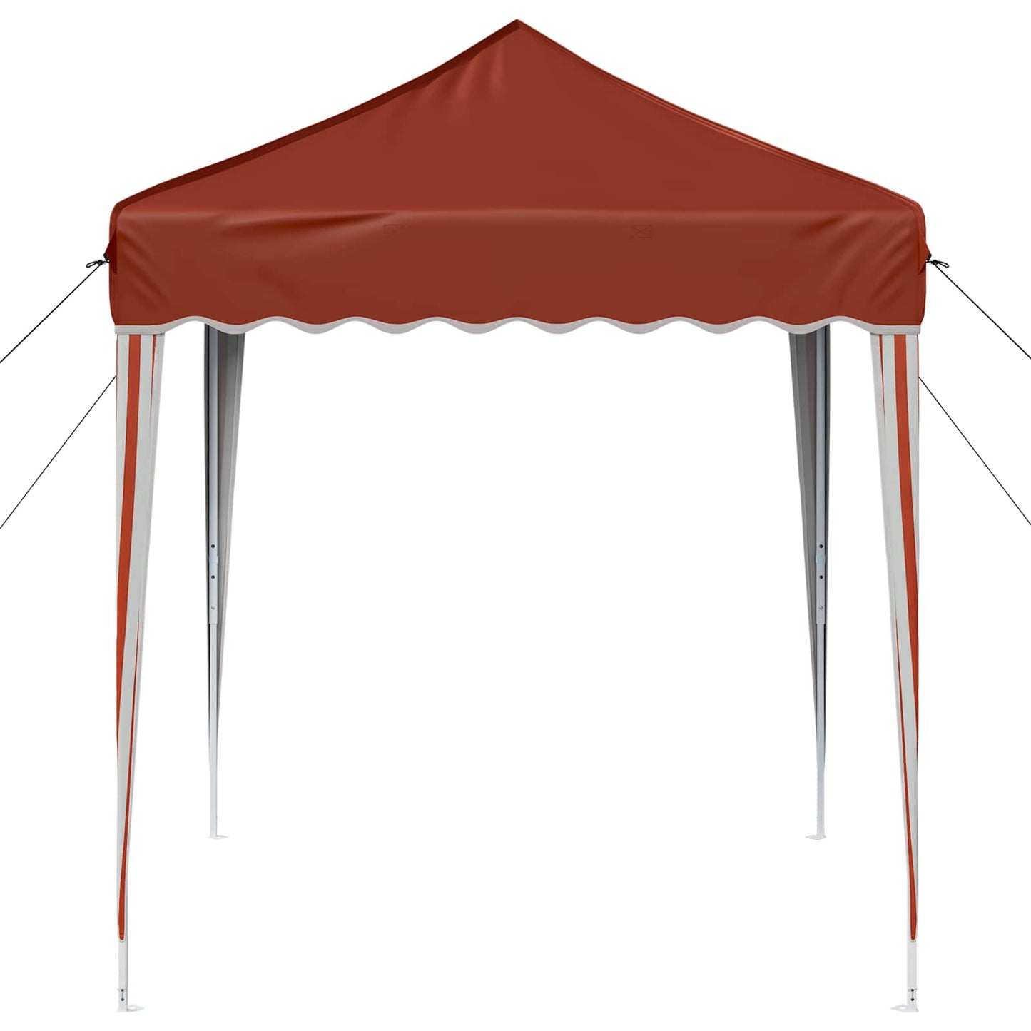 Pop-up Partyzelt 195 x 195 x 245 cm Terrakotta Oxford-Stoff