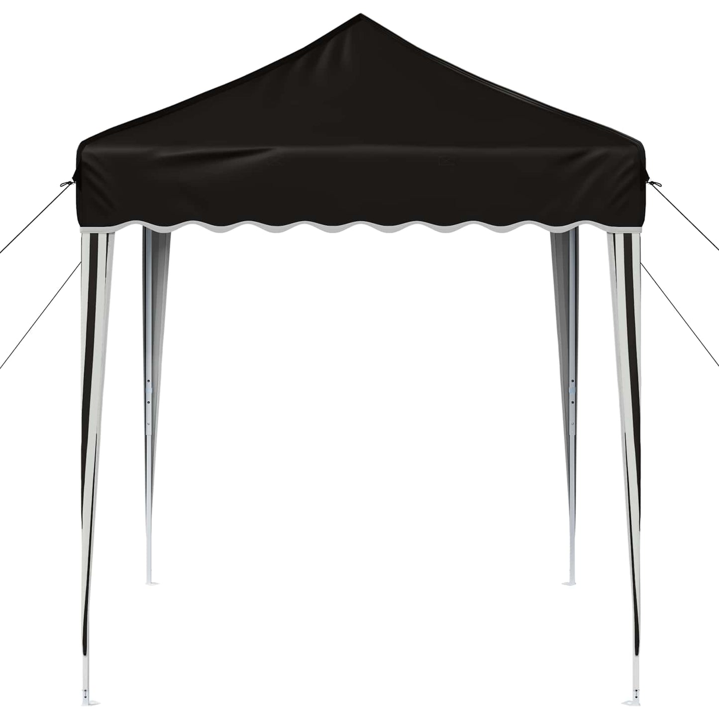 Pop-up Partyzelt 195 x 195 x 245 cm Schwarz Oxford-Stoff