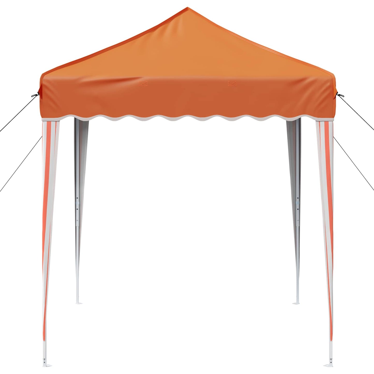 Pop-up Partyzelt 195 x 195 x 245 cm Orange Oxford-Stoff