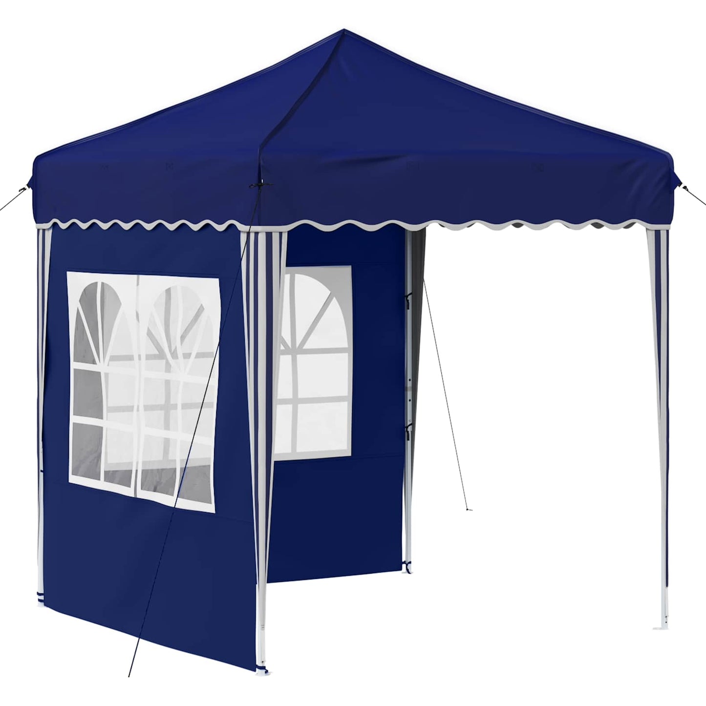 Pop-up Partyzelt 195 x 195 x 245 cm Blau Oxford-Stoff
