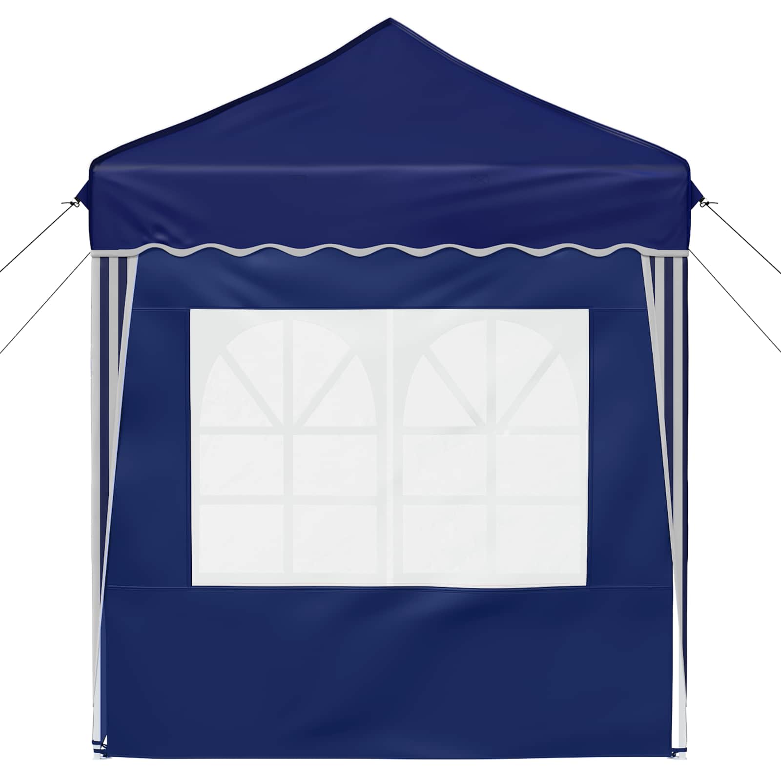 Pop-up Partyzelt 195 x 195 x 245 cm Blau Oxford-Stoff
