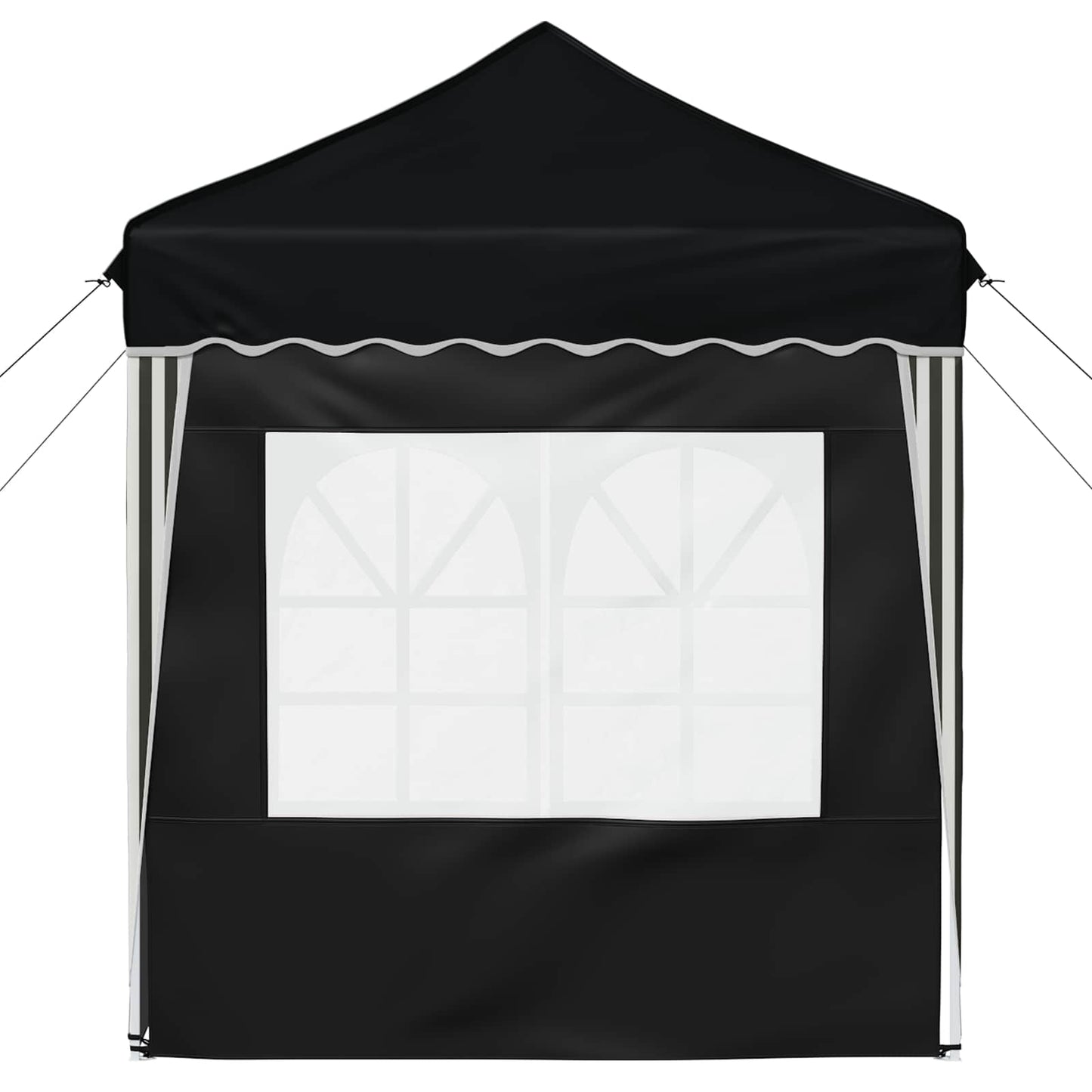 Pop-up Partyzelt 195 x 195 x 245 cm Anthrazit Oxford-Stoff