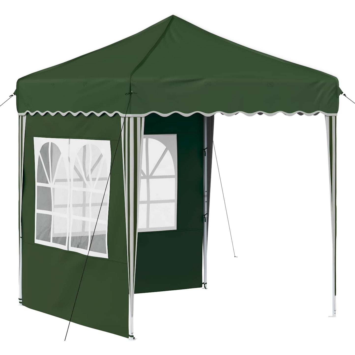 Pop-up Partyzelt 195 x 195 x 245 cm Grün Oxford-Stoff