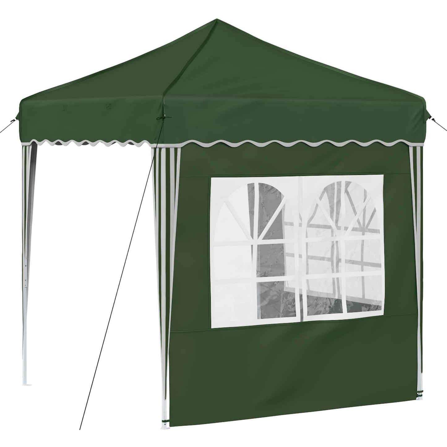 Pop-up Partyzelt 195 x 195 x 245 cm Grün Oxford-Stoff