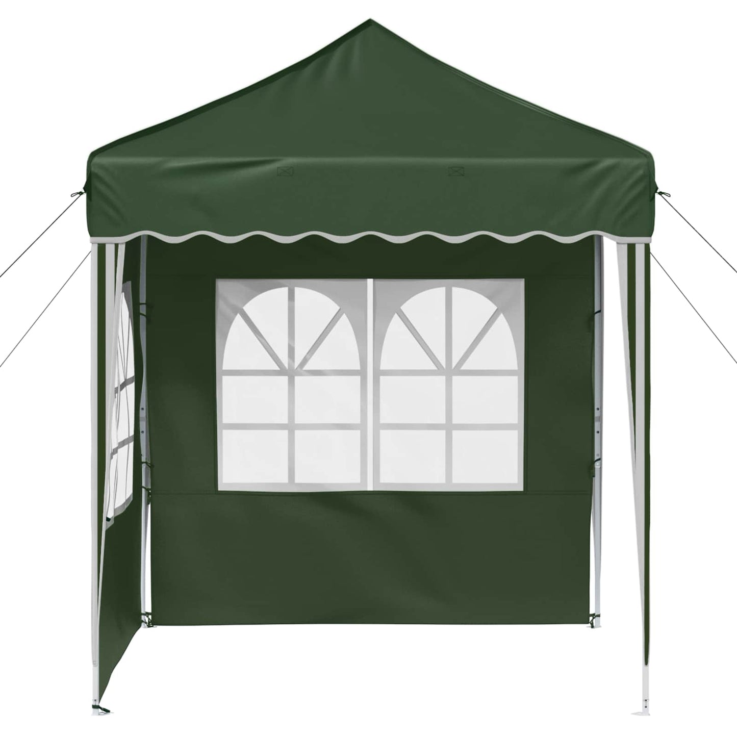 Pop-up Partyzelt 195 x 195 x 245 cm Grün Oxford-Stoff