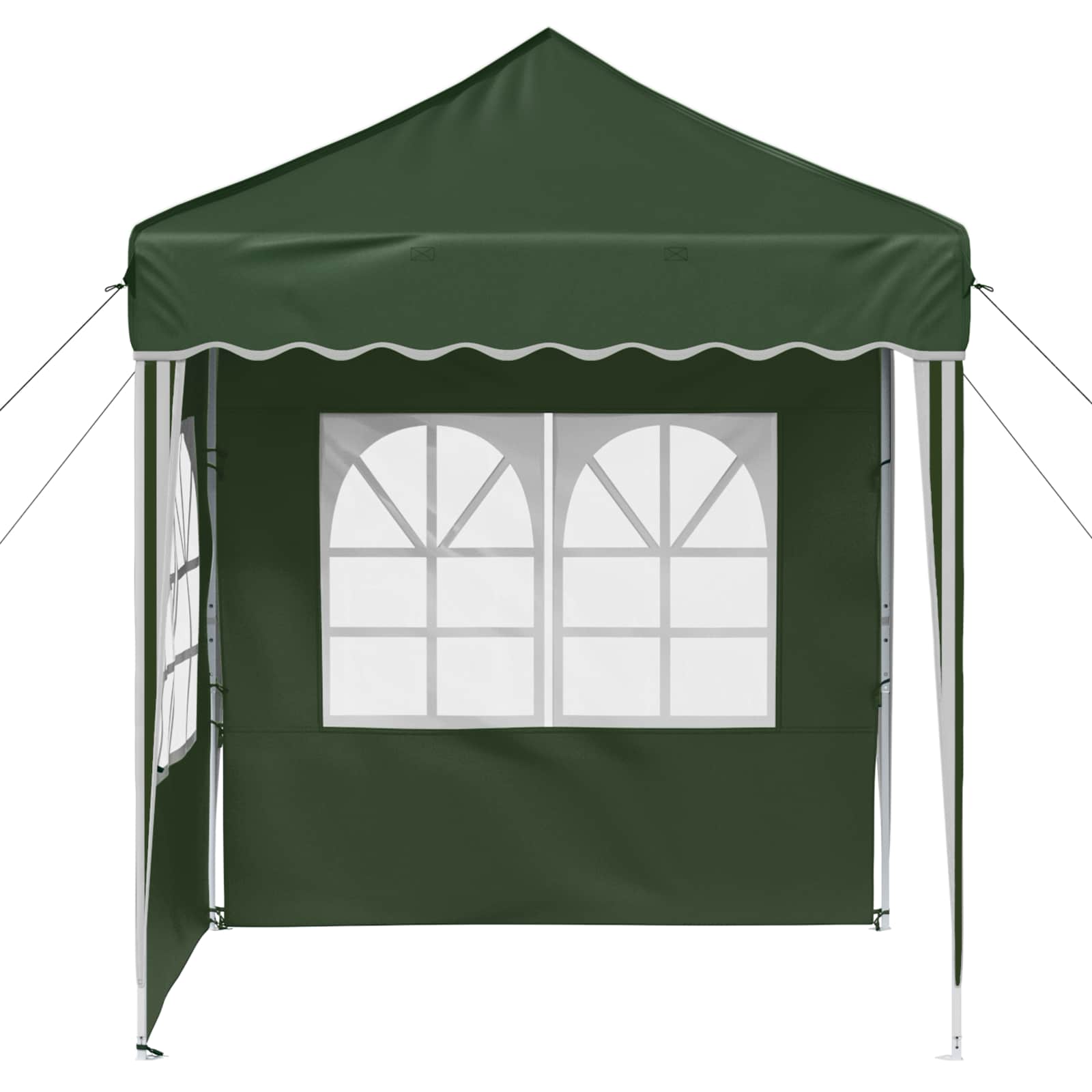 Pop-up Partyzelt 195 x 195 x 245 cm Grün Oxford-Stoff
