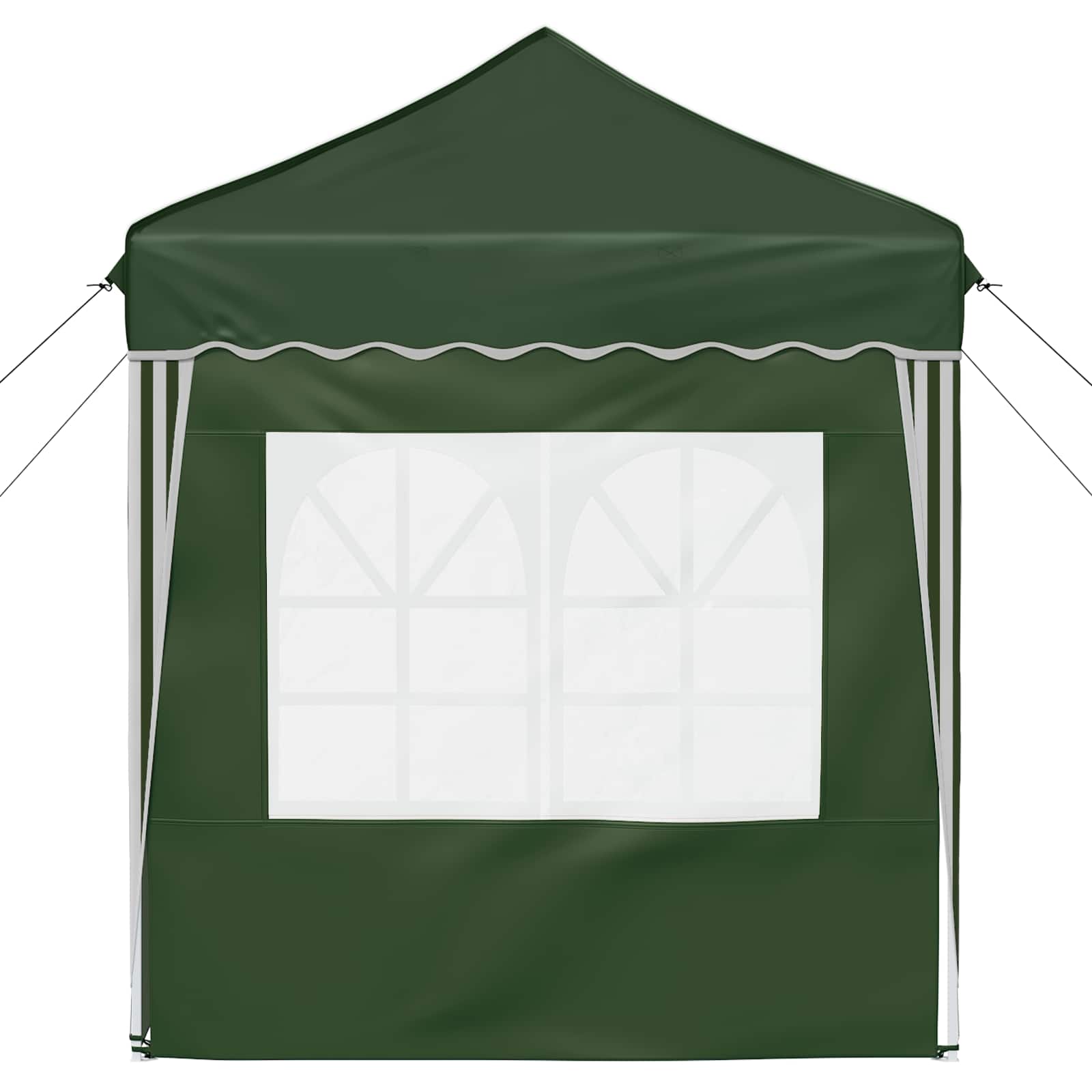 Pop-up Partyzelt 195 x 195 x 245 cm Grün Oxford-Stoff
