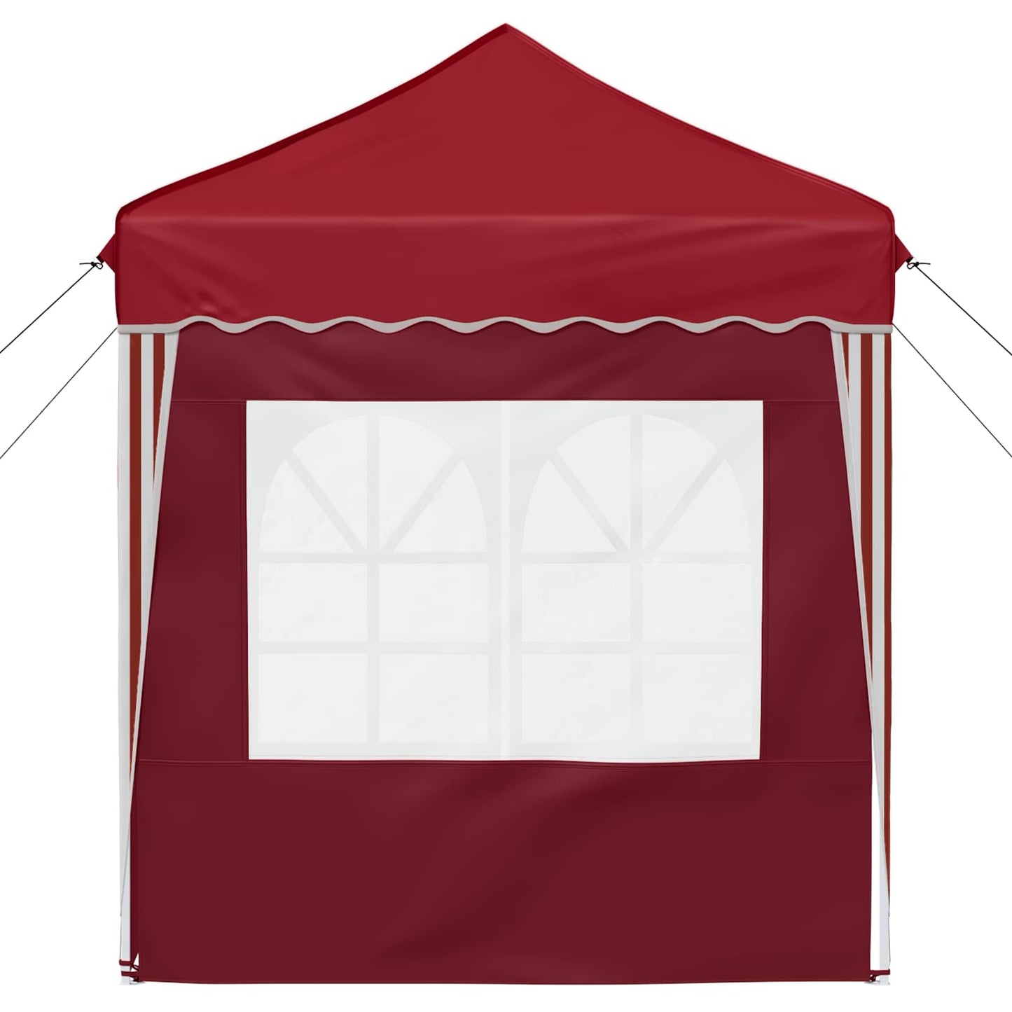 Pop-up Partyzelt 195 x 195 x 245 cm Bordeauxrot Oxford-Stoff