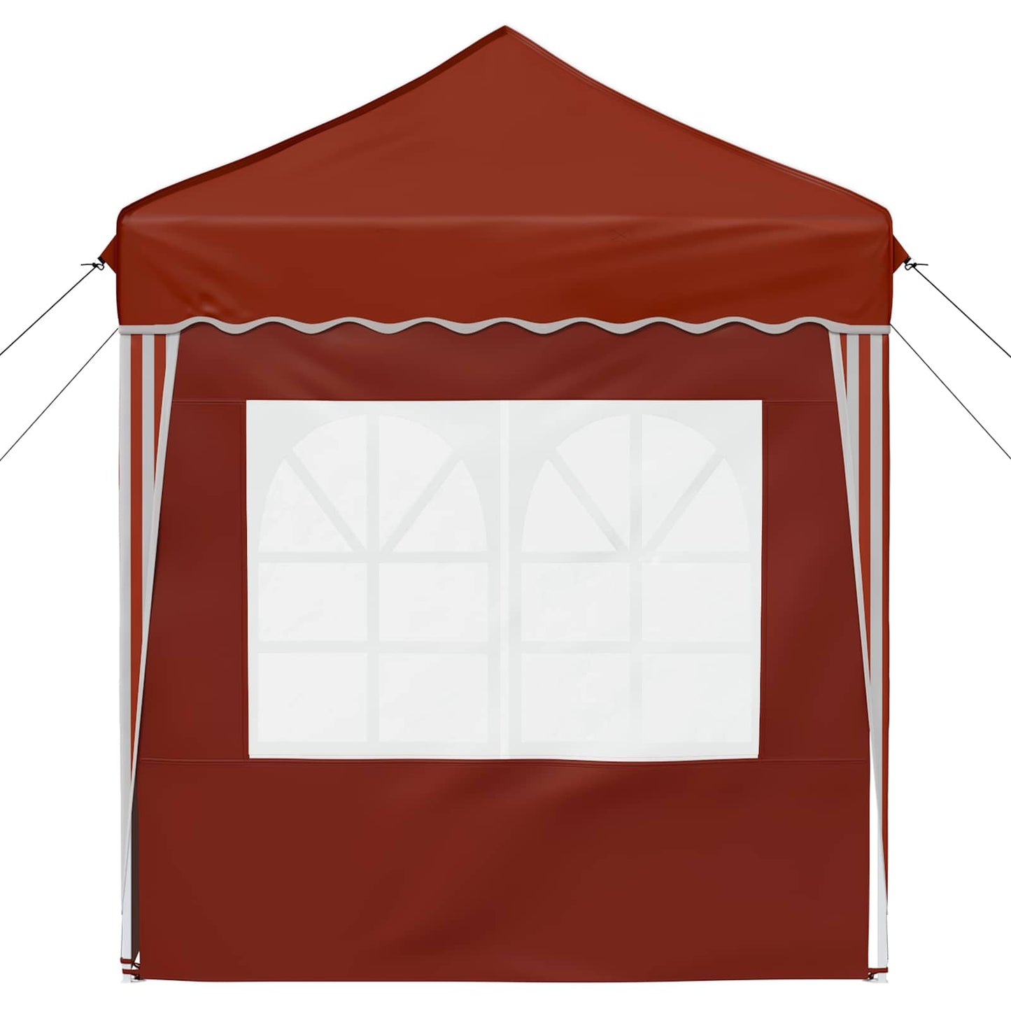 Pop-up Partyzelt 195 x 195 x 245 cm Terrakotta Oxford-Stoff