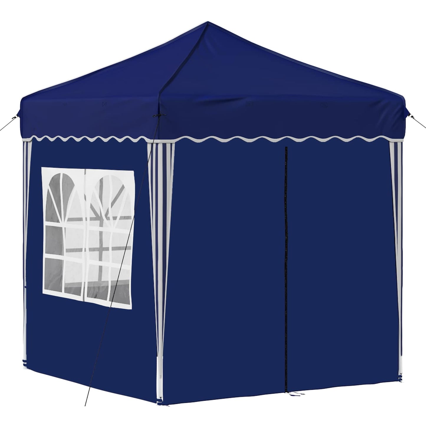 Pop-up Partyzelt 195 x 195 x 245 cm Blau Oxford-Stoff