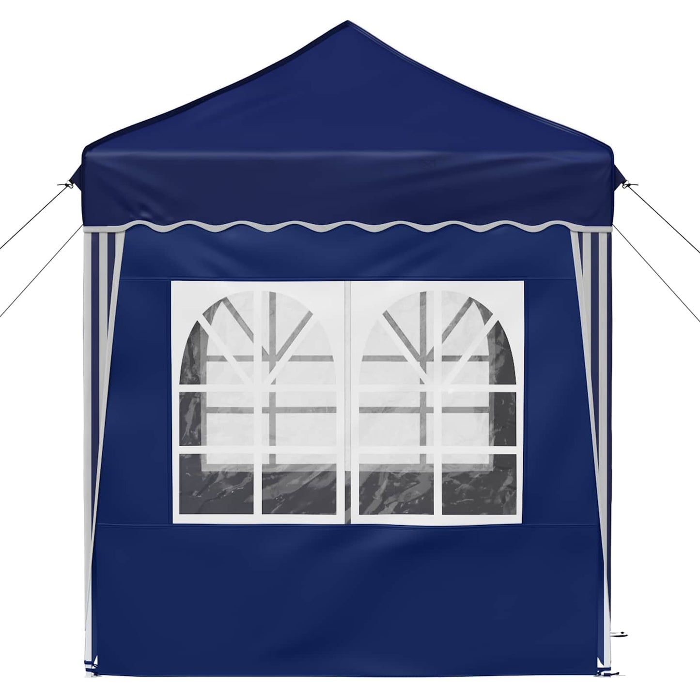 Pop-up Partyzelt 195 x 195 x 245 cm Blau Oxford-Stoff