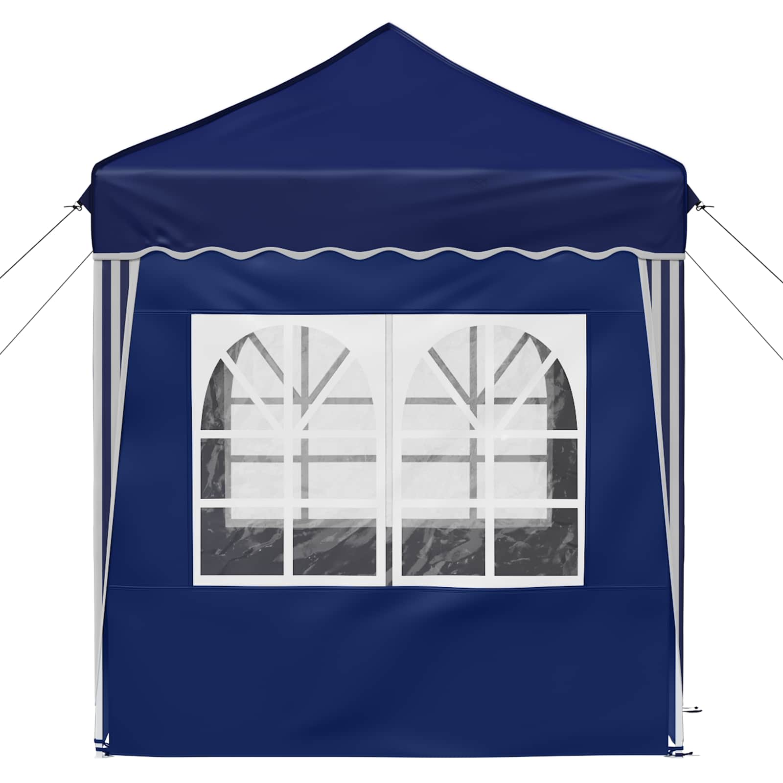 Pop-up Partyzelt 195 x 195 x 245 cm Blau Oxford-Stoff