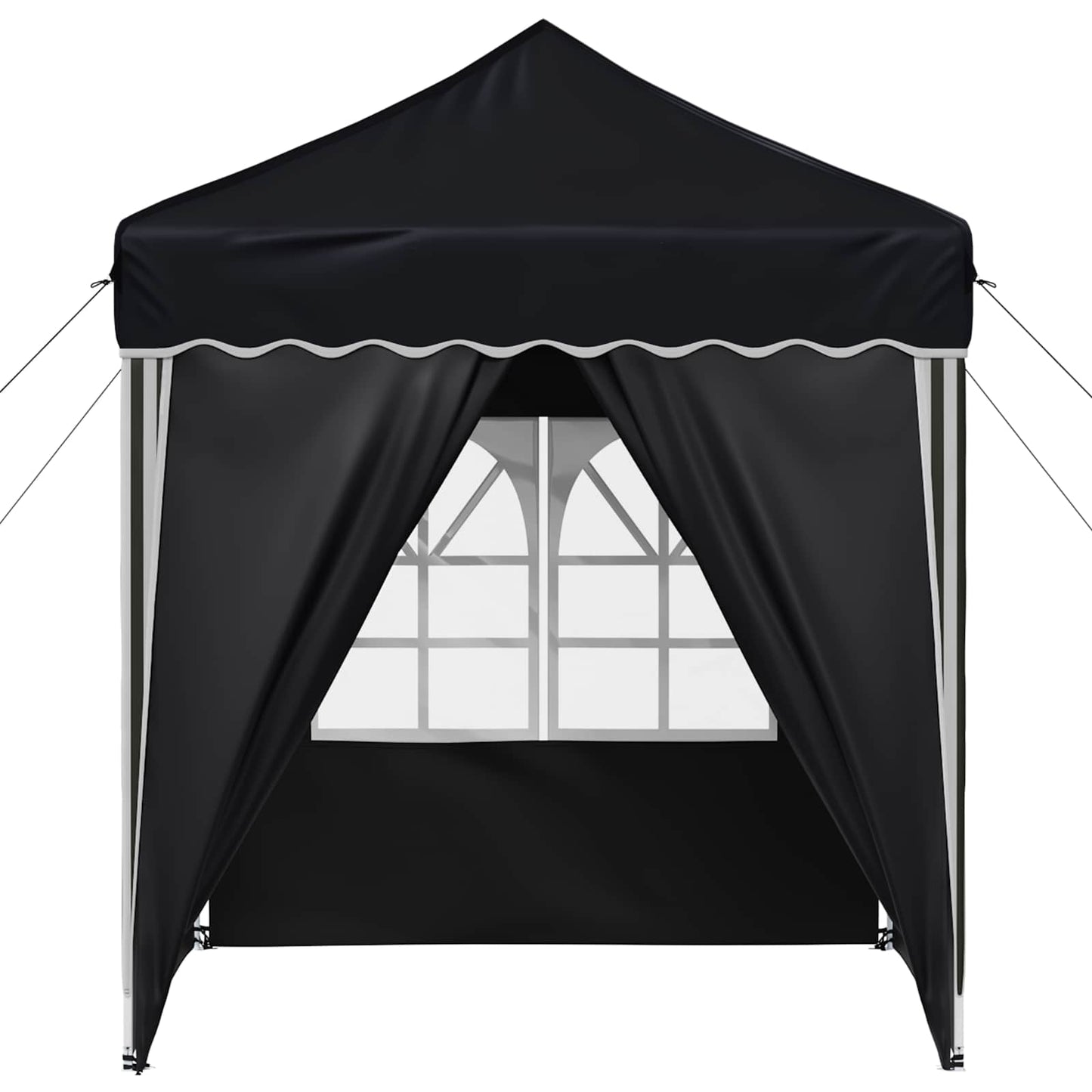 Pop-up Partyzelt 195 x 195 x 245 cm Anthrazit Oxford-Stoff