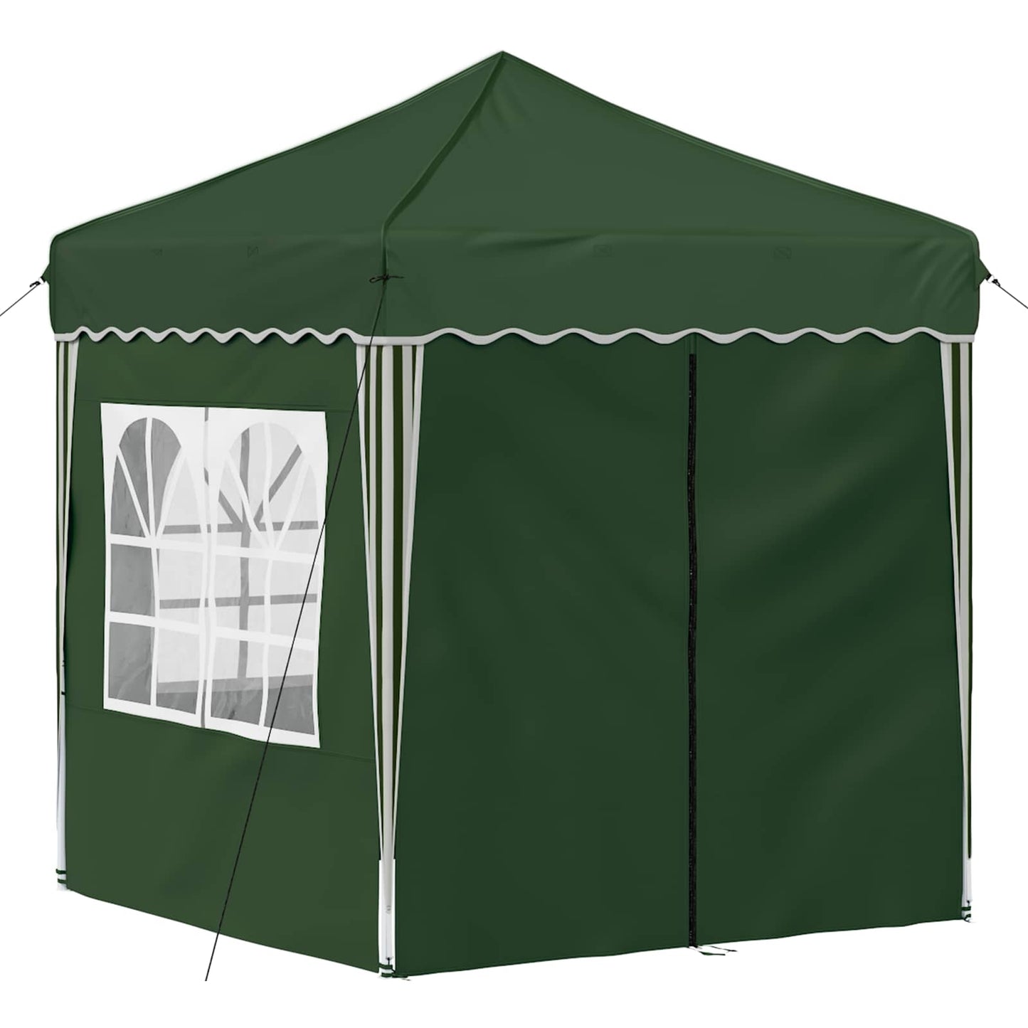 Pop-up Partyzelt 195 x 195 x 245 cm Grün Oxford-Stoff