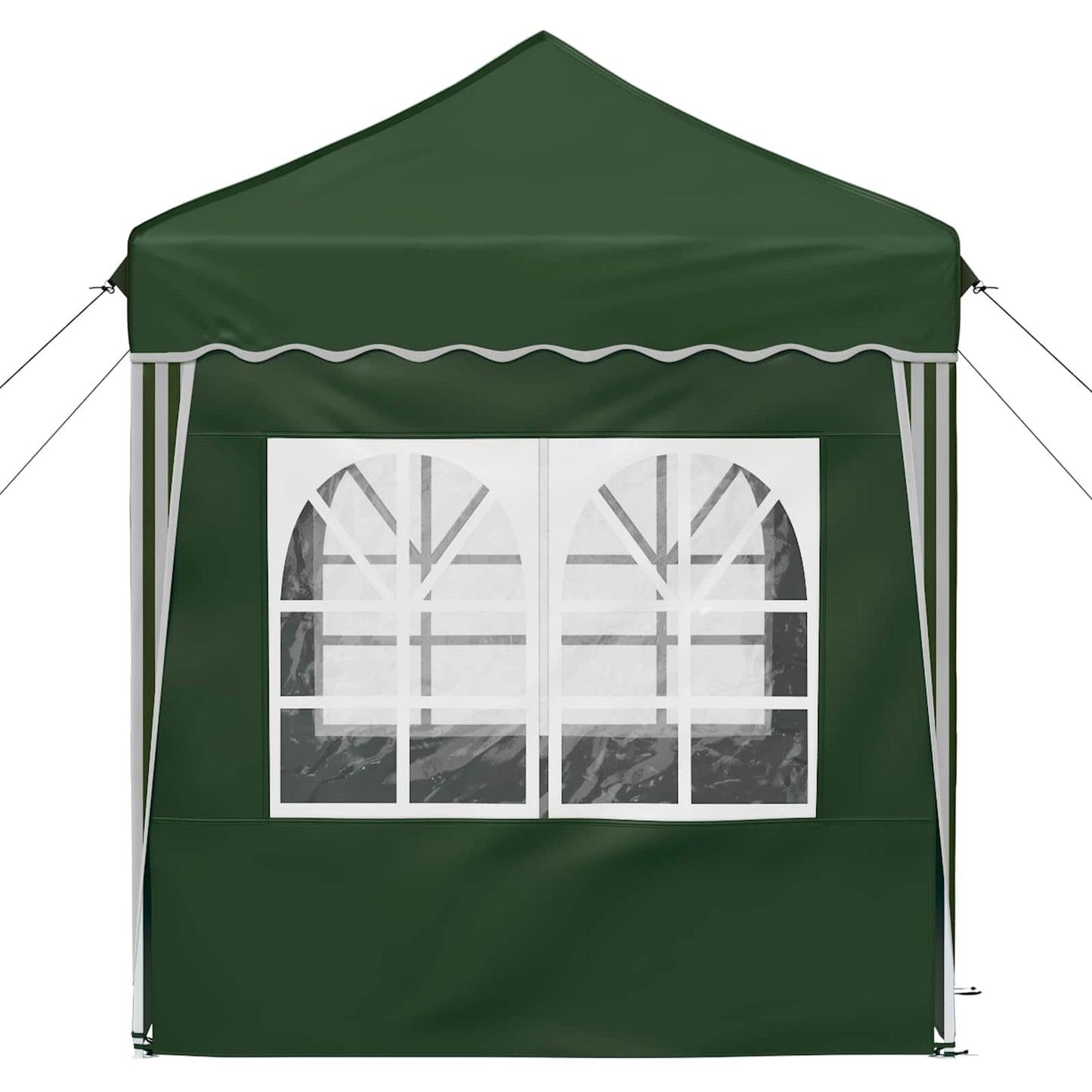 Pop-up Partyzelt 195 x 195 x 245 cm Grün Oxford-Stoff