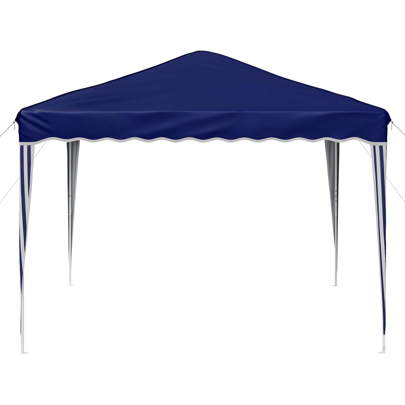 Pop-up Partyzelt 288 x 288 x 245 cm Blau Oxford-Stoff