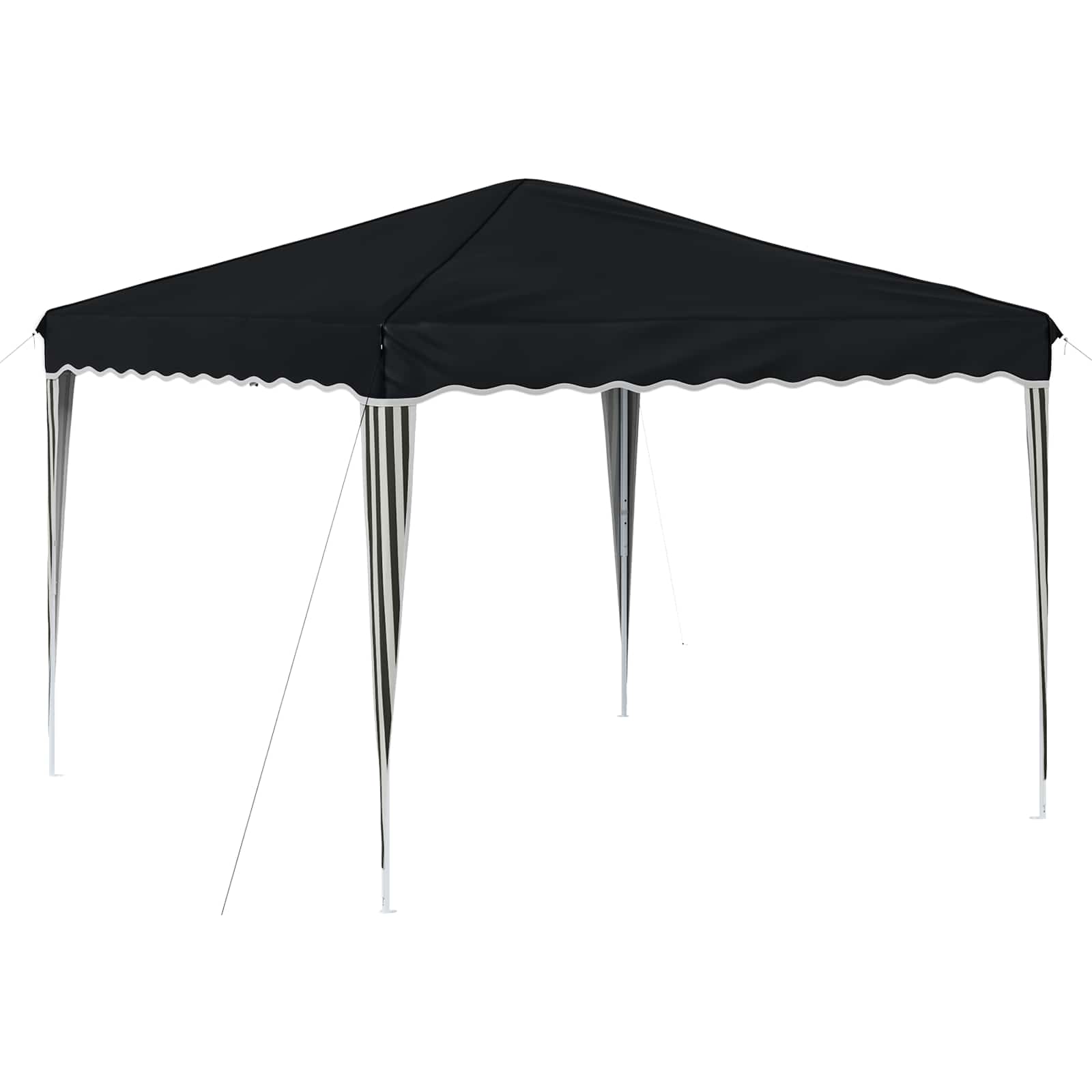 Pop-up Partyzelt 288 x 288 x 245 cm Anthrazit Oxford-Stoff