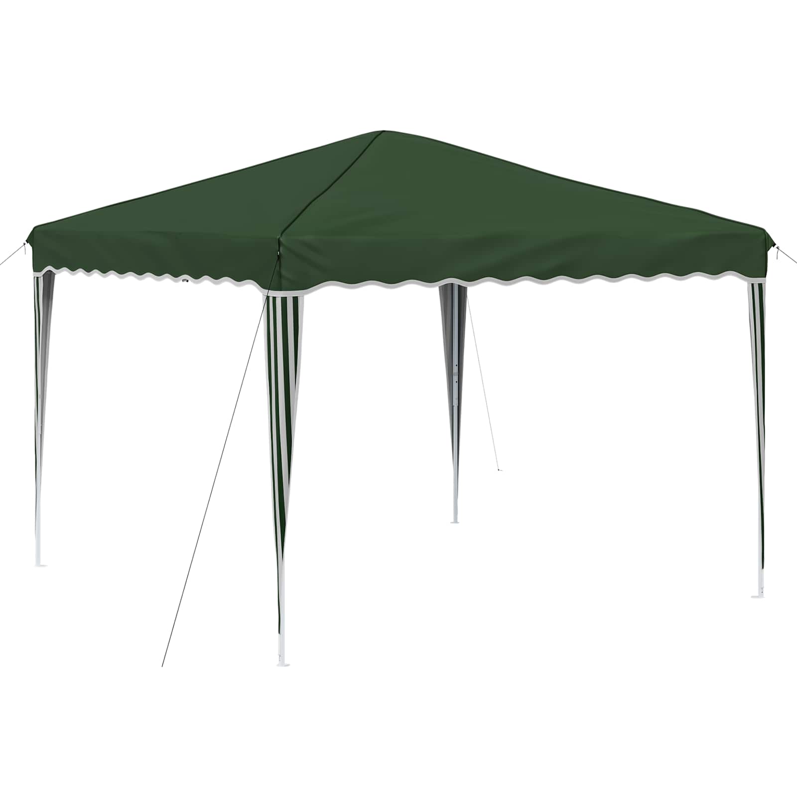 Pop-up Partyzelt 288 x 288 x 245 cm Grün Oxford-Stoff