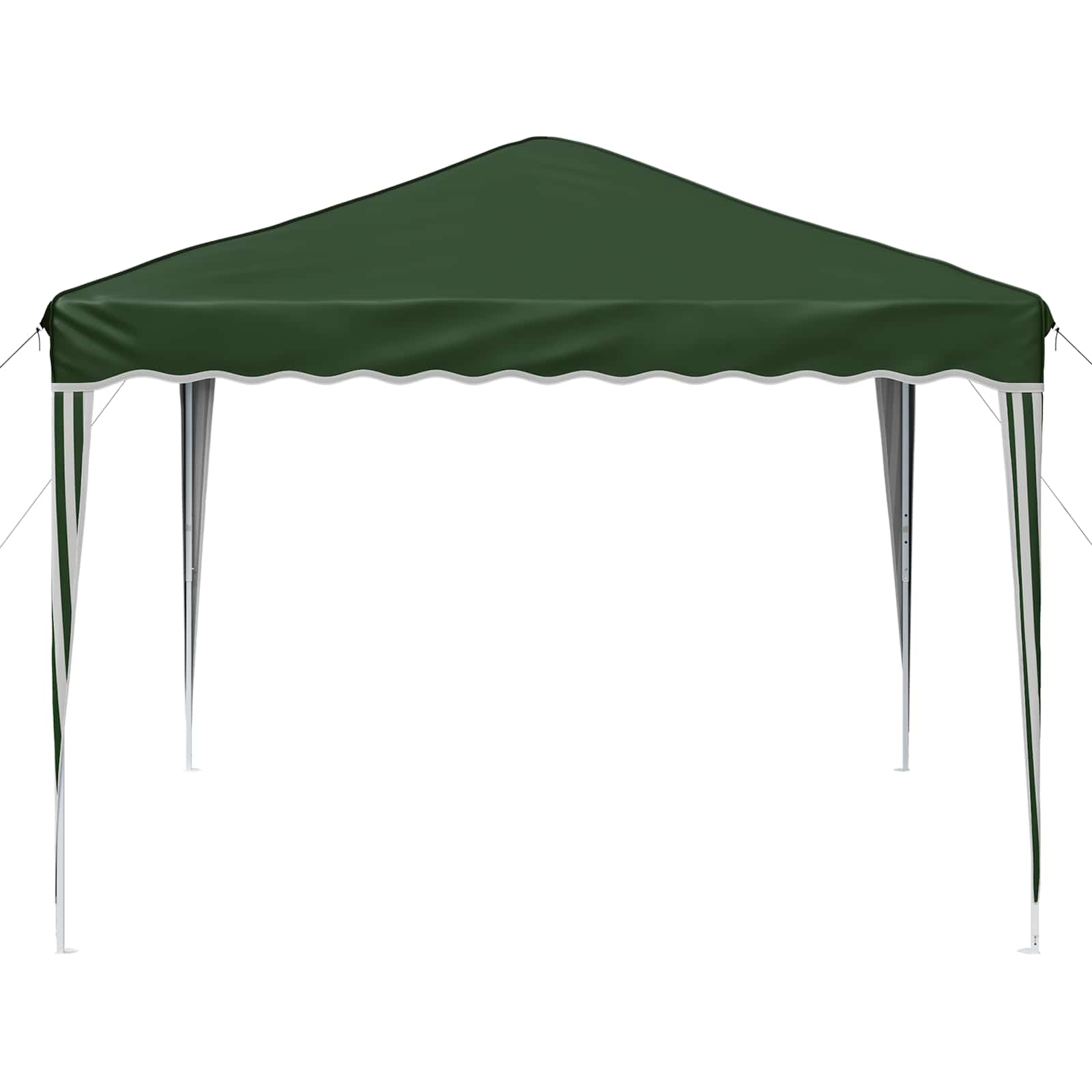 Pop-up Partyzelt 288 x 288 x 245 cm Grün Oxford-Stoff