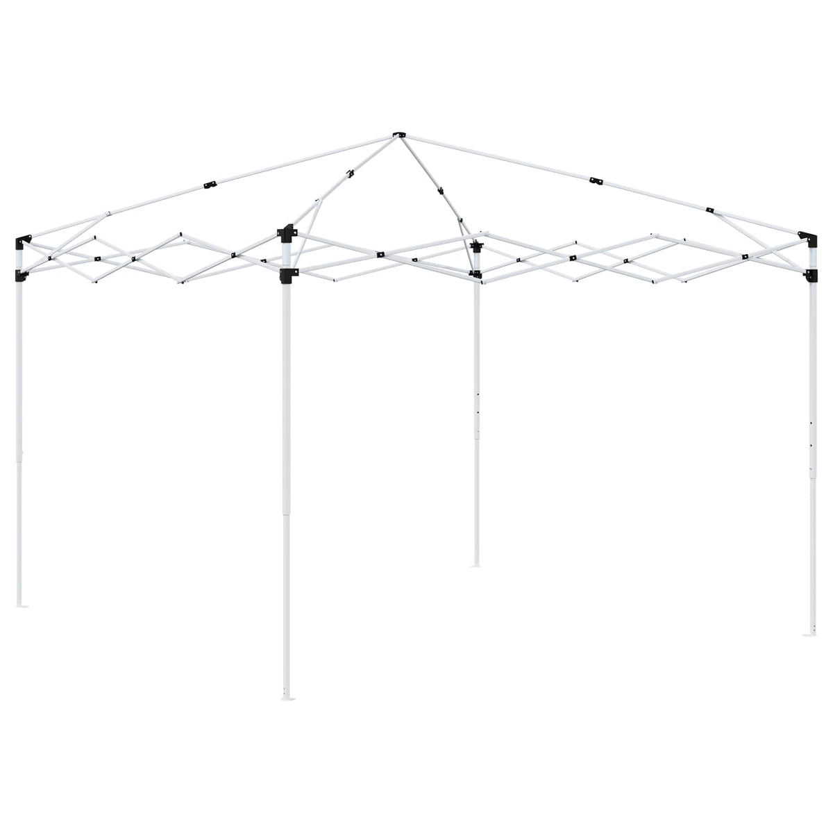 Pop-up Partyzelt 288 x 288 x 245 cm Bordeauxrot Oxford-Stoff